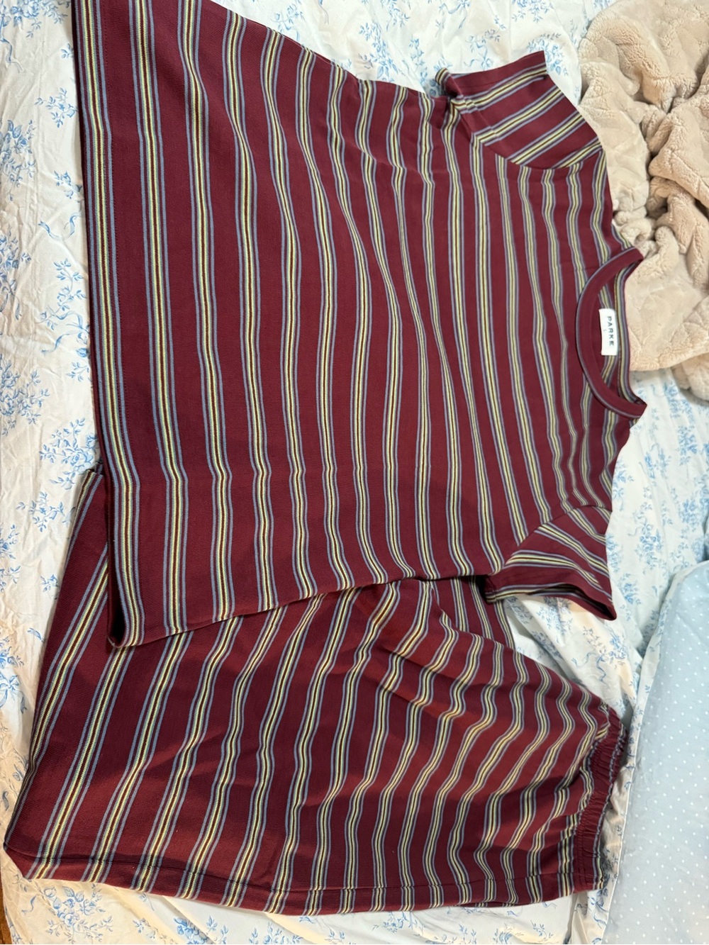 Parke Port Striped Set Size Large NEW